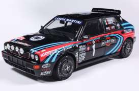 Lancia  - Delta HF 1990 black/red/blue - 1:18 - Solido - 1807809 - soli1807809 | Toms Modelautos
