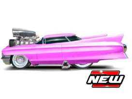 Cadillac  - 1961 pink - 1:64 - Maisto - 15526-15602 - mai15526-15602 | Toms Modelautos