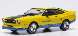 Ford  - Mustang II 1978 yellow/blue - 1:43 - IXO Models - IXOCLC626N.22 - ixoCLC626 | Toms Modelautos