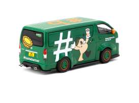 Toyota  - Hiace green - 1:64 - Tarmac - T64-038-HB - TC-T64-038-HB | Toms Modelautos