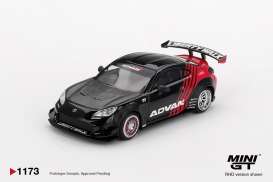 Toyota  - GR86 2025 black/red - 1:64 - Mini GT - 01173R - MGT01173Rhd | Toms Modelautos