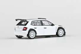 Skoda  - Fabia III FL Rally2 Evo  2019 white - 1:43 - Abrex - 143XAB-606E2 - ab143XAB-606E2 | Toms Modelautos