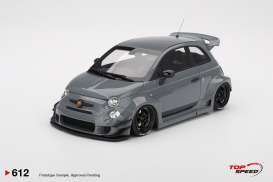 Fiat  - 595 2025 grey - 1:18 - Top Speed - TS0612 - TS0612 | Toms Modelautos