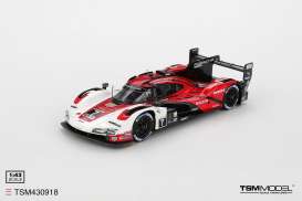 Porsche  - 963 2024 white/red - 1:43 - TrueScale - TSM430918 - TSM430918 | Toms Modelautos