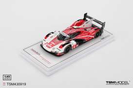 Porsche  - 963 2024 white/red - 1:43 - TrueScale - TSM430919 - TSM430919 | Toms Modelautos