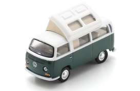 Volkswagen  - T2 white/green - 1:64 - Schuco - S64U00013 - schucoS64U00013 | Toms Modelautos