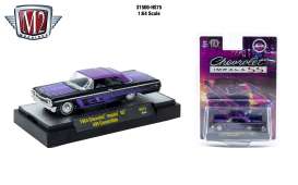 Chevrolet  - Impala SS 409 1964 purple/black - 1:64 - M2 Machines - 31500HS75 - M2-31500HS75 | Toms Modelautos