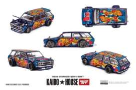 Datsun  - 510 1969 various - 1:64 - Mini GT - KHMG248 - MGTKHMG248 | Toms Modelautos
