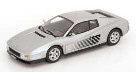 Ferrari  - Testarossa 1986 silver - 1:18 - KK - Scale - 180515 - kkdc180515 | Toms Modelautos