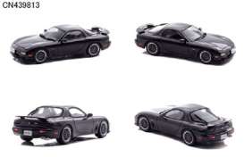 Mazda  - RX-7 Type RZ (FD3S) 1998 black - 1:43 - Carnel - CN439813 - CN439813 | Toms Modelautos