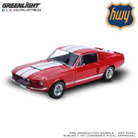 Ford  - Shelby GT500 1967 red/white - 1:24 - Highway 61 - hwy12400 - hwy12400 | Toms Modelautos