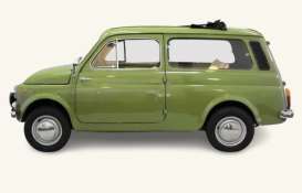 Fiat  - 500 Giardiniera 1964 green - 1:18 - Norev - 187743 - nor187743 | Toms Modelautos