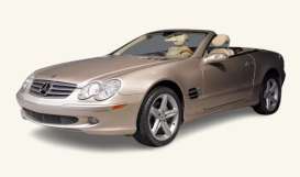 Mercedes Benz  - SL 500 2003 beige - 1:18 - Norev - 183843 - nor183843 | Toms Modelautos