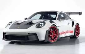 Porsche  - 911 2022 white/red - 1:18 - Norev - 187373 - nor187373 | Toms Modelautos