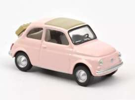 Fiat  - 500F 1965 pastel pink - 1:43 - Norev - 771205 - nor771205 | Toms Modelautos
