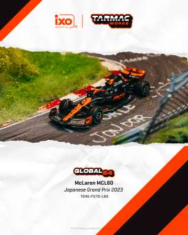 McLaren  - MCL60 2023 black/oange - 1:64 - Tarmac - T64G-F070-LN3 - TC-T64G-F070-LN3 | Toms Modelautos