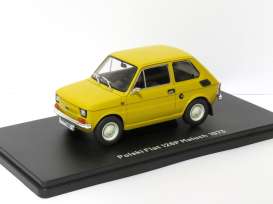 Polski Fiat  - 126P Maluch 1973 yellow - 1:24 - Magazine Models - G1374072 - mag24Polski | Toms Modelautos