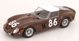 Ferrari  - 250 GTO 1962 brown/white - 1:12 - KK - Scale - DC120127 - kkdc120127 | Toms Modelautos