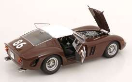 Ferrari  - 250 GTO 1962 brown/white - 1:12 - KK - Scale - DC120127 - kkdc120127 | Toms Modelautos