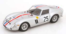 Ferrari  - 250 GTO 1963 silver/red/white - 1:12 - KK - Scale - DC120128 - kkdc120128 | Toms Modelautos