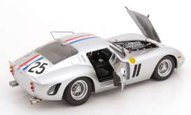 Ferrari  - 250 GTO 1963 silver/red/white - 1:12 - KK - Scale - DC120128 - kkdc120128 | Toms Modelautos