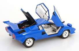 Lamborghini  - Countach LP 5000S QV 1985 blue - 1:12 - KK - Scale - DC120145 - kkdc120145 | Toms Modelautos