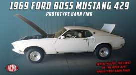 Ford  - Mustang Boss 429 1969 white - 1:18 - Acme Diecast - 1801891 - acme1801891 | Toms Modelautos