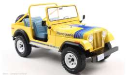 Jeep  - CJ-7 1980 yellow/blue - 1:18 - MCG - 275064 - MCG18552 | Toms Modelautos