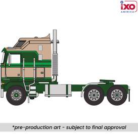 Kenworth  - K100 Aerodyne  1976 tan/green - 1:64 - IXO America - U64TR026 - ixoU64TR026 | Toms Modelautos