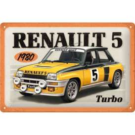 Tac Signs 3D  - Renault 5 various - Tac Signs - tac3D22435 | Toms Modelautos