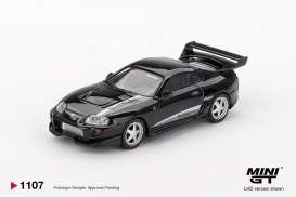 Toyota  - Supra MK4 2011 black - 1:64 - Mini GT - 01107R - MGT01107R | Toms Modelautos