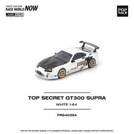 Toyota  - Supra  white - 1:64 - Pop Race Limited - PR640364 - PR640364 | Toms Modelautos