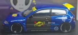 Honda  - Civic EG6 blue/yellow - 1:64 - My Model Collect - MMC640013H - MMC640013H | Toms Modelautos