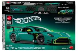 Aston Martin  - 2024 green - 1:16 - Hotwheels Brick Shop - JLF51 - hwbsJLF51 | Toms Modelautos