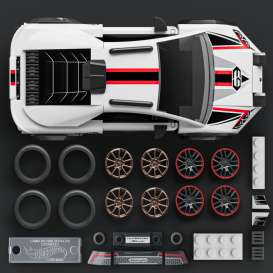Lamborghini  - Huracan Sterrato white - 1:32 - Hotwheels Brick Shop - JHG75 - hwbsJHG75 | Toms Modelautos