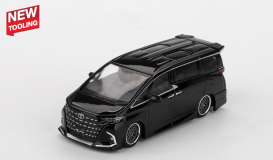 Toyota  - Alphard 2025 black - 1:64 - Mini GT - MGT01179L - MGT01179L | Toms Modelautos