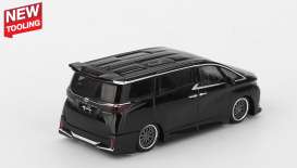 Toyota  - Alphard 2025 black - 1:64 - Mini GT - MGT01179L - MGT01179L | Toms Modelautos