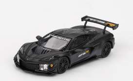 Chevrolet  - Corvette Z06 2025 black - 1:64 - Mini GT - MGT01186L - MGT01186L | Toms Modelautos