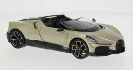 Bugatti  - W16 gold - 1:24 - Welly - 24127W-GD - welly24127g | Toms Modelautos