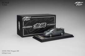Honda  - Civic grey - 1:64 - Microturbo - MT6411A2 - MT6411A2 | Toms Modelautos