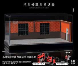 diorama Accessoires - Workshop various - 1:64 - Black Box Diorama - SCJ-82002-A - SCJ-82002-A | Toms Modelautos