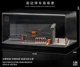 diorama Accessoires - Parking lot 04 various - 1:64 - Black Box Diorama - SCJ-82004 - SCJ-82004 | Toms Modelautos