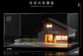 diorama Accessoires - Japan train station various - 1:64 - Black Box Diorama - SCJ-82027 - SCJ-82027 | Toms Modelautos