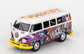 Volkswagen  - T1 Micro Bus 1967 various - 1:64 - Mini GT - 01191BL - MGT01191BL | Toms Modelautos