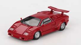 Lamborghini  - Countach  1988 red - 1:64 - Mini GT - MGT01192BL - MGT01192BL | Toms Modelautos