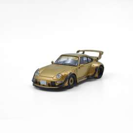 Porsche  - RWB 993 gold - 1:64 - ModelModel - MM64-RWB993-006 - MM64-RWB993-006 | Toms Modelautos