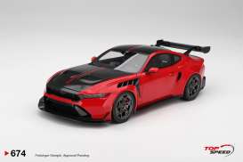 Ford  - Mustang 2025 red - 1:18 - Top Speed - TS0674 - TS0674 | Toms Modelautos