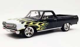 Chevrolet  - El Camino Customs 1965 black - 1:18 - Acme Diecast - 1805416 - acme1805416 | Toms Modelautos