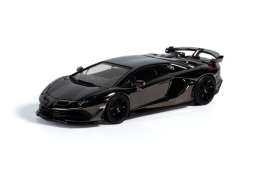 Lamborghini  - Aventador  SVJ dark chrome - 1:64 - Hung Hing Toys Company Limited - HS002-06 - HS002-06 | Toms Modelautos