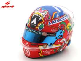 Helmet  - Alexander Albon 2025 red - 1:5 - Spark - 5HF233 - spa5HF233 | Toms Modelautos